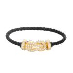 [Eternal Jewelry]CHANCE LARGE 8 FIGURE BUCKLE FULLDIAMOND BRACELET GOLD - Image 8