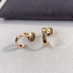 [Eternal Jewelry]LOVE EARRINGS 2.65MM PINK GOLD - Image 4