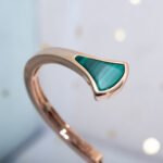 [Eternal Jewelry]DREAM BRACELET OPEN MALACHITE PINK GOLD - Image 4