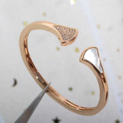 [Eternal Jewelry]DREAM BRACELET OPEN PINK GOLD MOP DIAMOND