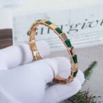 [Eternal Jewelry]SERPENTI BRACELET PINK GOLD MALACHITE - Image 4