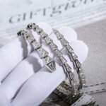 [Eternal Jewelry]SERPENTI BRACELET SILVER DIAMOND DOUBLE ROW - Image 4