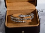 [Eternal Jewelry]SERPENTI BRACELET SILVER DIAMOND DOUBLE ROW - Image 5