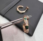 [Eternal Jewelry]SERPENTI MALACHITE PINK GOLD EARRINGS - Image 4