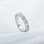 [Eternal Jewelry]SERPENTI RING SILVER DIAMOND PAVED 3MM - Image 4