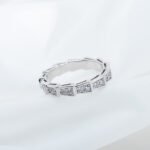 [Eternal Jewelry]SERPENTI RING SILVER DIAMOND PAVED 3MM - Image 5
