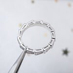 [Eternal Jewelry]SERPENTI RING SILVER DIAMOND PAVED 3MM - Image 7