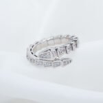 [Eternal Jewelry]SERPENTI RING SILVER DIAMOND PAVED 4MM - Image 4