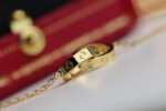 [Eternal Jewelry]LOVE NECKLACE DOUBLE RING GOLD - Image 3