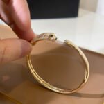 [Eternal Jewelry]PANTHERE GOLD DIAMOND OPEN BRACELET - Image 5