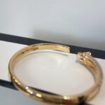 [Eternal Jewelry]PANTHERE GOLD DIAMOND OPEN BRACELET - Image 8