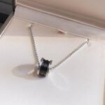[Eternal Jewelry]ZERO 1 BLACK CERAMIC SILVER NECKLACE - Image 6