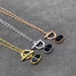 [Eternal Jewelry]CHAINE VERSO BLACK CERAMIC  NECKLACE - Image 2