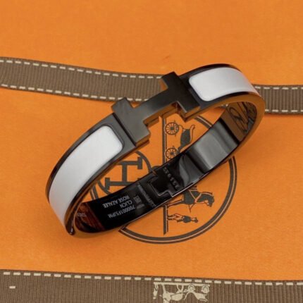 [Eternal Jewelry]H BRACELET 12MM BLACK WHITE CERAMIC