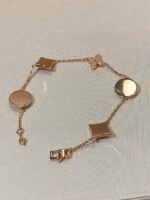 [Eternal Jewelry]STAR AND SUN 5 MOTIF MOP PINK GOLD BRACELET - Image 6