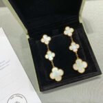 [Eternal Jewelry]CLOVER MOP 3 MOTIFS GOLD EARRINGS - Image 3