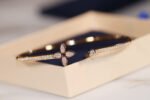 [Eternal Jewelry]IDYLLE GOLD OPEN BRACELET DIAMOND PAVED - Image 4
