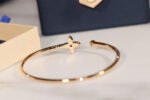 [Eternal Jewelry]IDYLLE GOLD OPEN BRACELET DIAMOND PAVED - Image 8