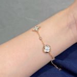 [Eternal Jewelry]STAR AND SUN 4 MOTIF WHITE MOP PINK GOLD BRACELET - Image 7