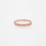 [Eternal Jewelry]SERPENTI RING PINK GOLD DIAMOND PAVED 3MM - Image 2