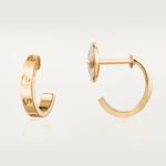 [Eternal Jewelry]LOVE EARRINGS 2.65MM PINK GOLD - Image 2