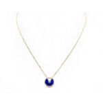 [Eternal Jewelry]AMULETTE ROSE GOLD AGATE NECKLACE