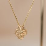 [Eternal Jewelry]CLOVER 15MM  BRONZING NECKLACE - Image 4