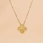[Eternal Jewelry]CLOVER 15MM  BRONZING NECKLACE - Image 2