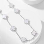 [Eternal Jewelry]CLOVER 10 MOTIFS WHITE MOTHER OF PEARL NECKLACE - Image 12