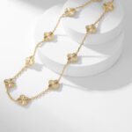[Eternal Jewelry]CLOVER 10 MOTIFS LASER NECKLACE - Image 4