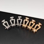 [Eternal Jewelry]FORCE LARGE HORSESHOE HALF DIAMOND BRACELET ROSE GOLD - Image 15