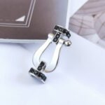 [Eternal Jewelry]FORCE LARGE HORSESHOE BLACK DIAMOND BRACELET SILVER - Image 15