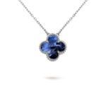 [Eternal Jewelry]CLOVER 15MM PIETERSITE NECKLACE SILVER