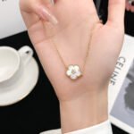 [Eternal Jewelry]LUCKY WHITE MOP PLUM BLOSSOM  BRACELET - Image 5