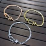 [Eternal Jewelry]FORCE  LARGE HORSESHOE FULL DIAMOND TENNIS BRACELET - Image 5