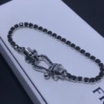 [Eternal Jewelry]FORCE  LARGE HORSESHOE FULL DIAMOND TENNIS BRACELET - Image 10