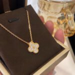 [Eternal Jewelry]CLOVER 15MM DIAMOND SINGLE FLOWER NECKLACE - Image 6