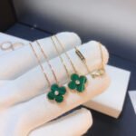 [Eternal Jewelry]CLOVER 15MM DIAMOND TURQUOISE NECKLACE - Image 7