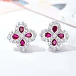 [Eternal Jewelry]LOOP EARRINGS FULL MOTIF DIAMOND 16MM - Image 3