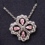 [Eternal Jewelry]LOOP NECKLACE FULL MOTIF DIAMOND 16MM MULTIPLE COLORS - Image 15
