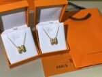 [Eternal Jewelry]HM CLIC YELLOW ENAMEL GOLD NECKLACE - Image 5