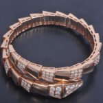 [Eternal Jewelry]SERPENTI WIDE BRACELET PINK GOLD DIAMOND - Image 2