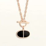 [Eternal Jewelry]CHAINE VERSO BLACK CERAMIC NECKLACE - Image 2