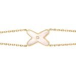 [Eternal Jewelry]JEUX BRACELET WHITE MOP GOLD 1 DIAMOND