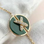 [Eternal Jewelry]JEUX DE BRACELET MALACHITE PINK GOLD DIAMONDS - Image 3