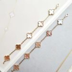 [Eternal Jewelry]CLOVER 5 PINK MOP BRACELET - Image 3