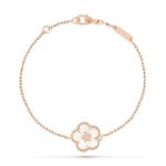 [Eternal Jewelry]LUCKY WHITE MOP PLUM BLOSSOM  BRACELET
