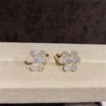 [Eternal Jewelry]FRIVOLE GOLD FLOWER DIAMOND EARRINGS - Image 2