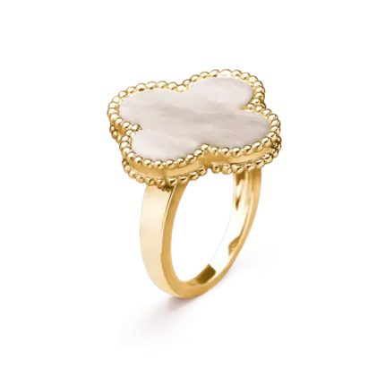[Eternal Jewelry]CLOVER WHITE MOP RING