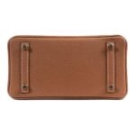 Hermès Birkin 25 with gold-plated hardware, fully hand-stitched togo - Image 3
